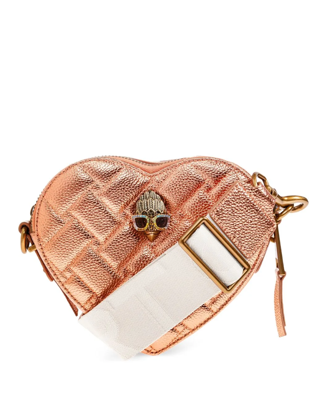 Kensington Quilted Heart Cross Body Bag