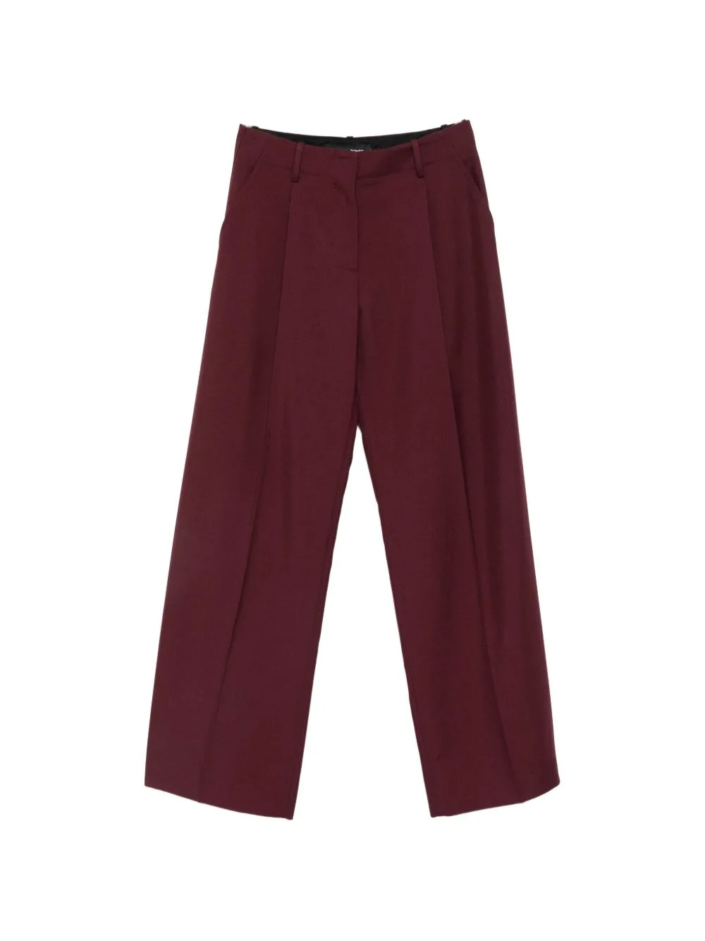 Pleated Wide-Leg Trousers