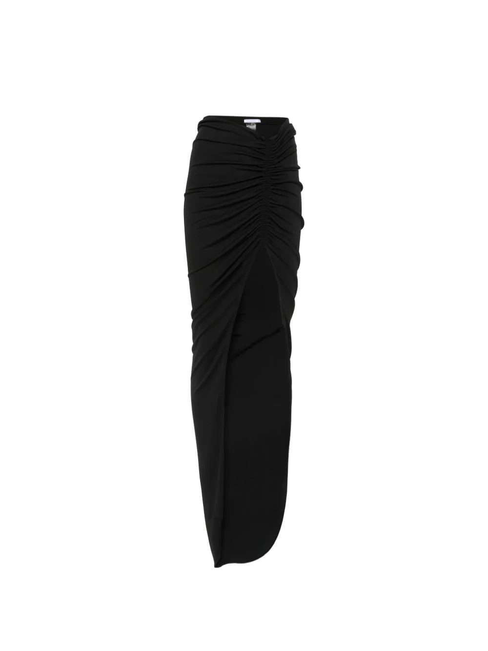 Ruched Asymmetric Skirt
