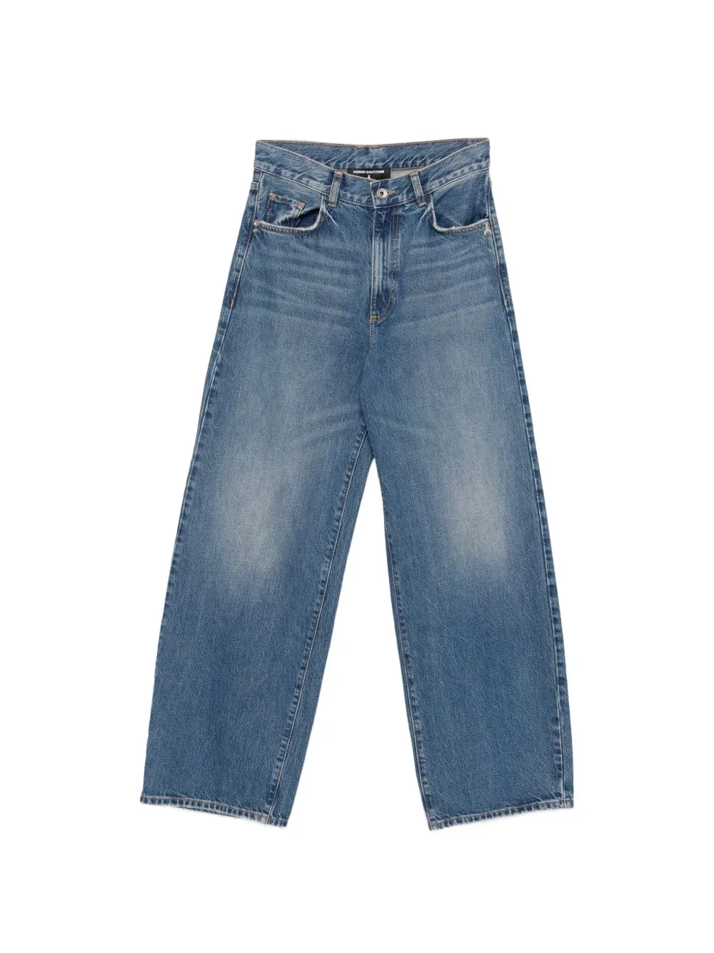 Low-Waisted Straight-Leg Jeans