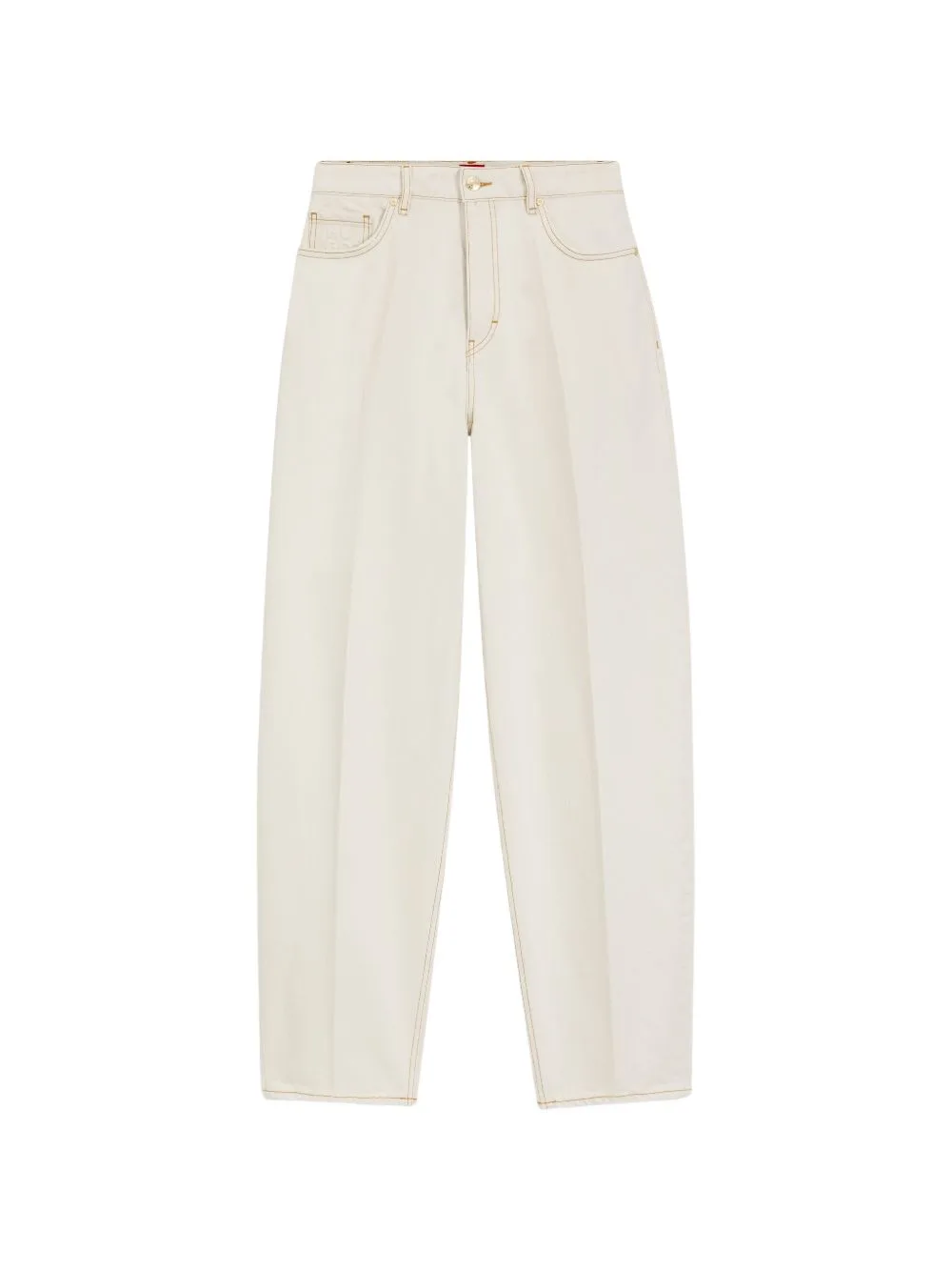 Topstitch Cotton Jeans