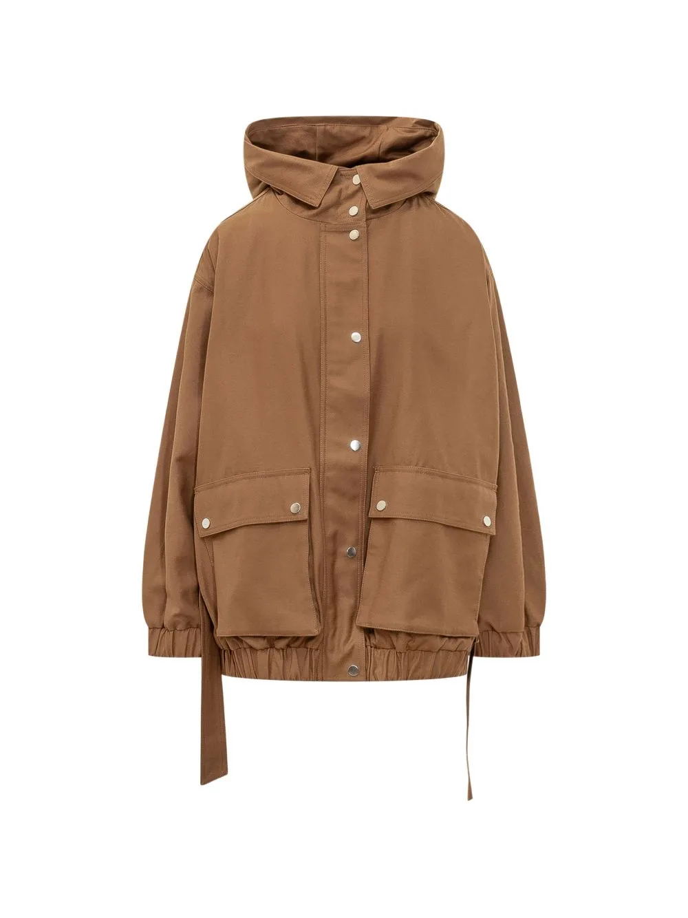 Hooded Waxed-Cotton Parka