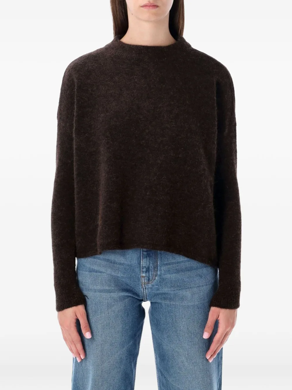 Brushed Crew-Neck Sweater
