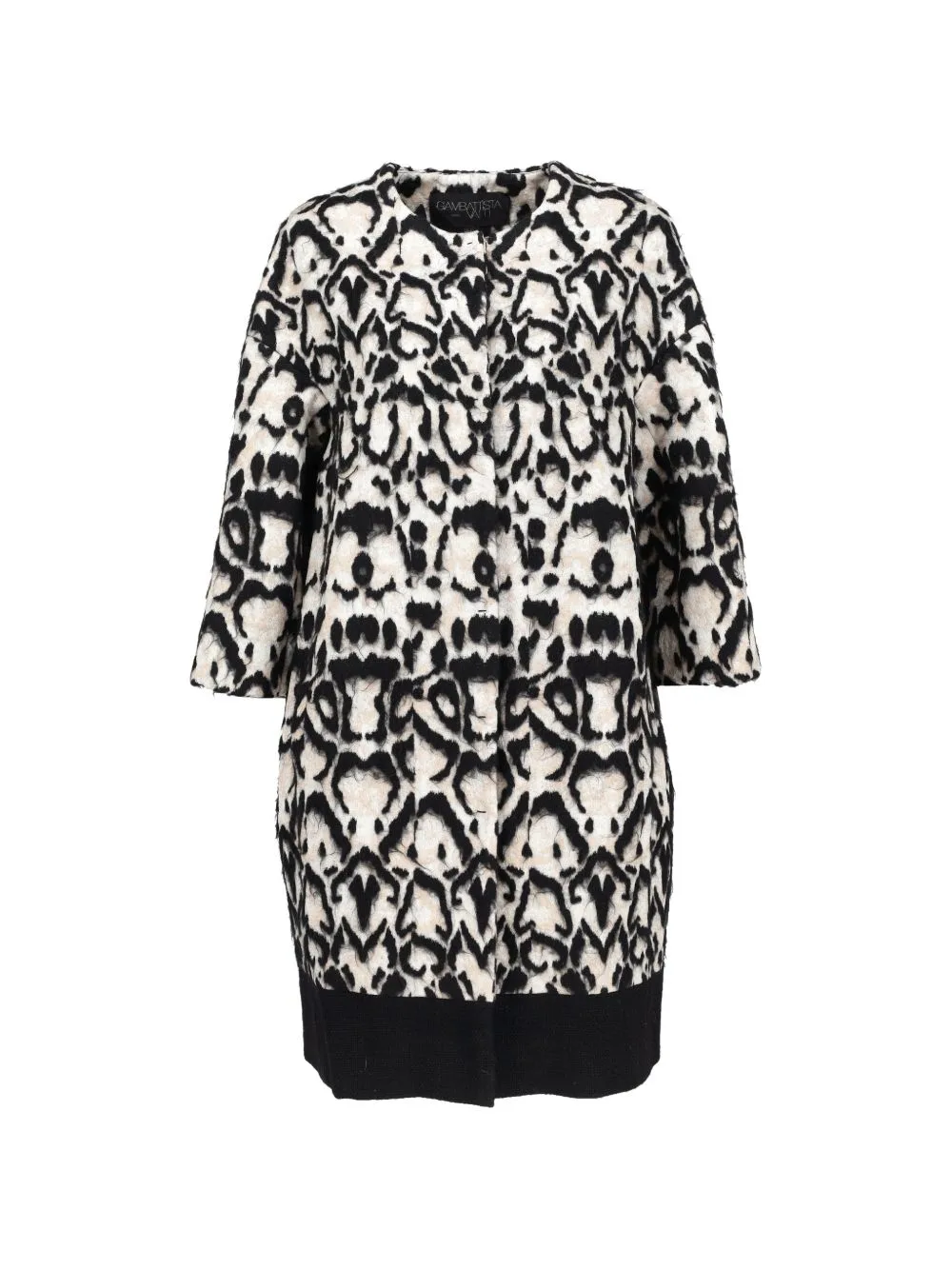 Animal-Print Coat
