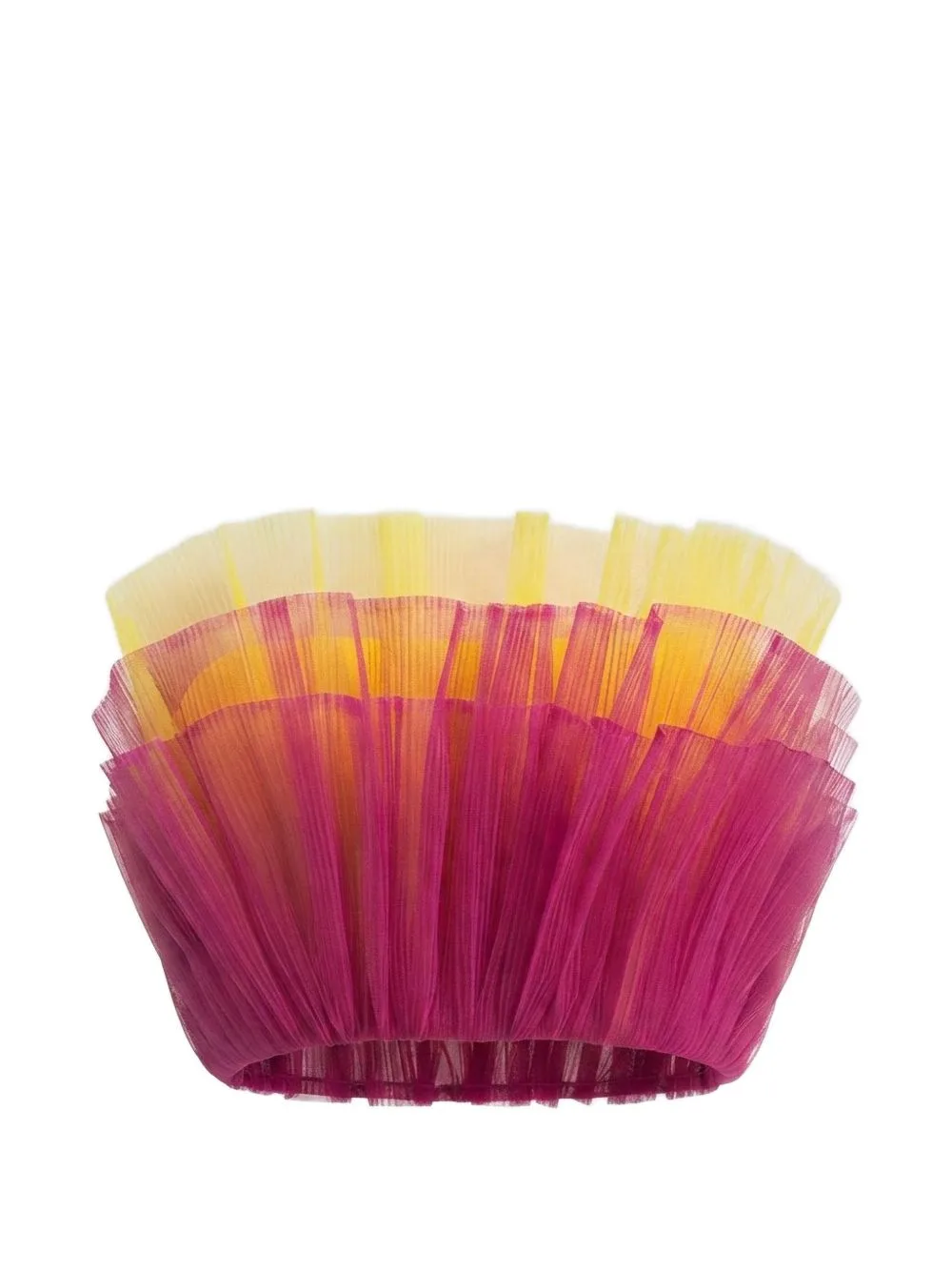 Ruffled Strapless Top
