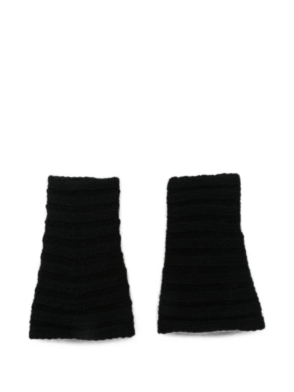 Zarie Ribbed-Knit Fingerless Gloves