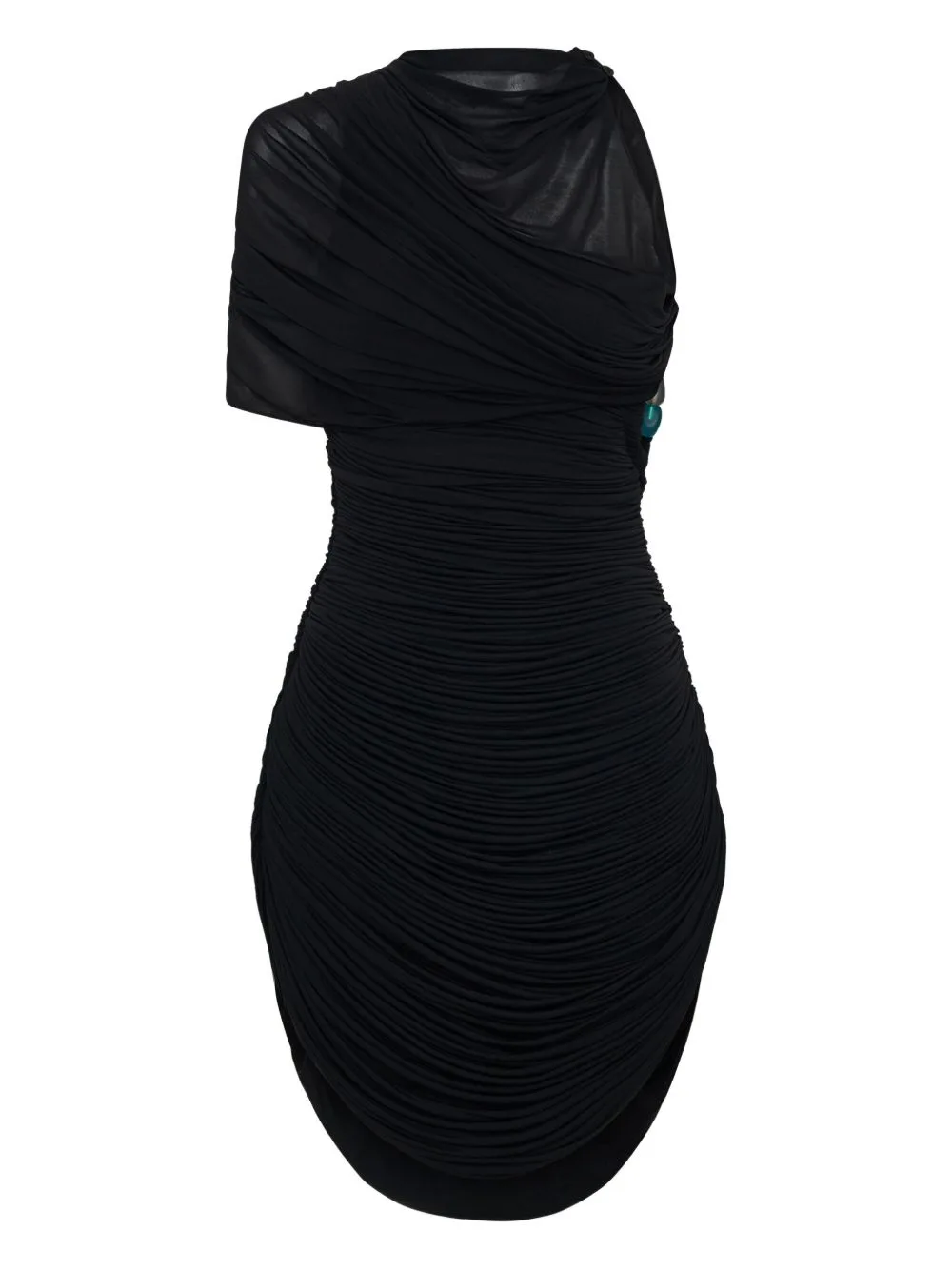 Beach Glass Asymmetric Mini Dress