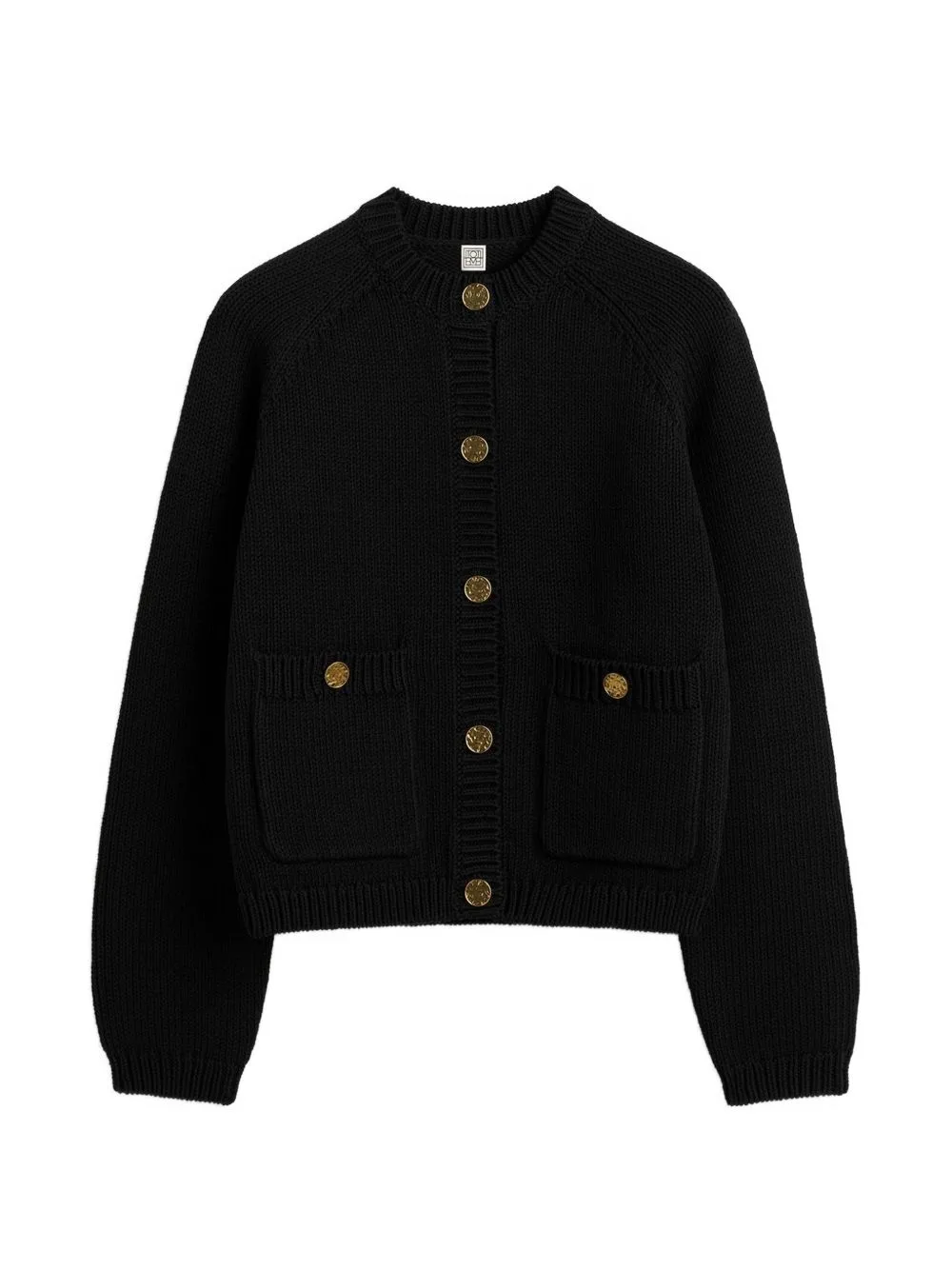 Button-Up Chunky-Knit Cardigan