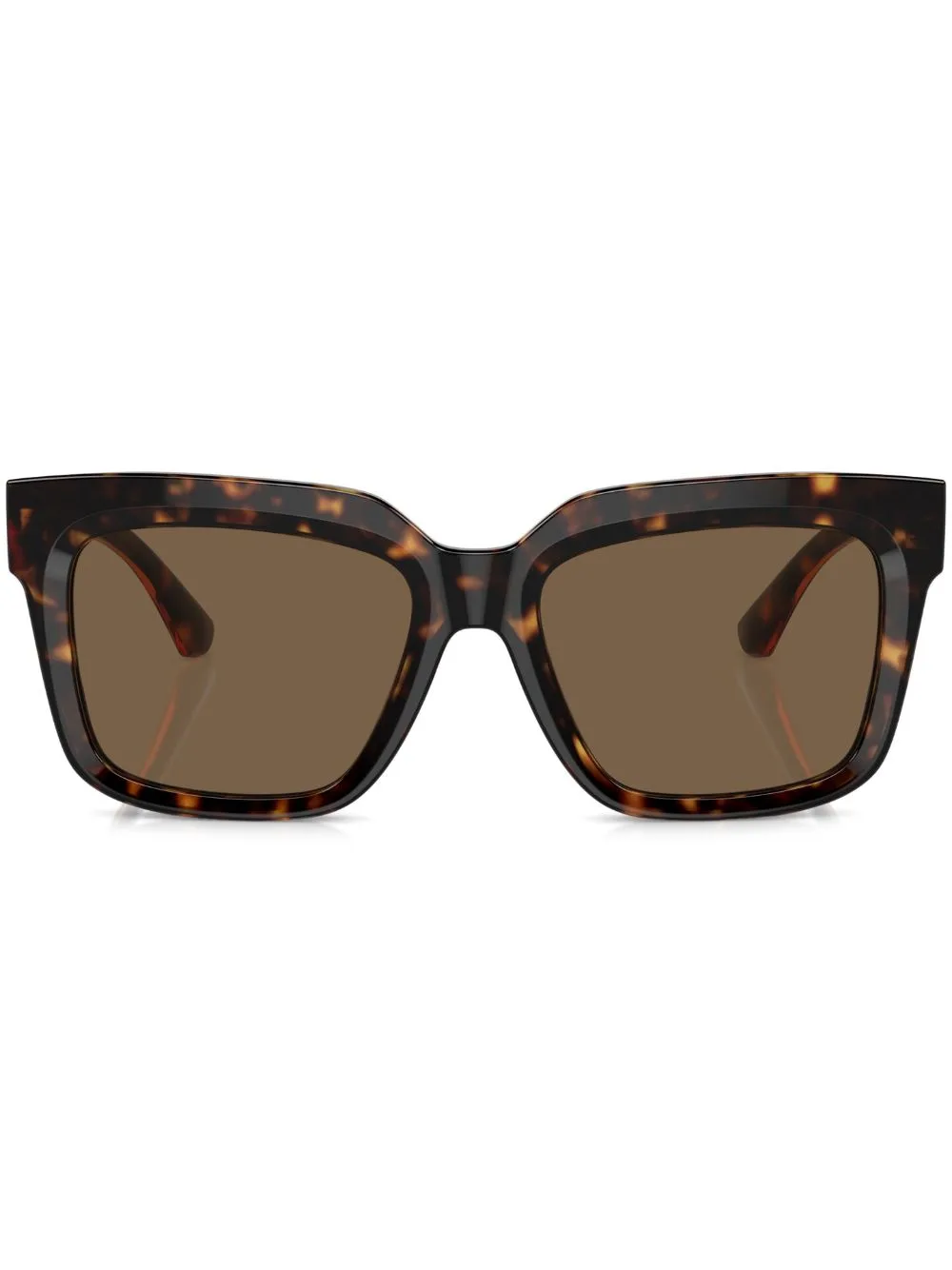Tortoiseshell Square-Frame Sunglasses