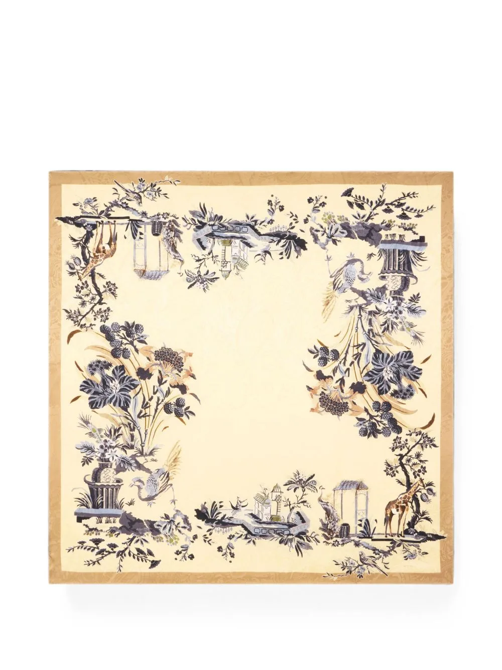 Floral Jacquard Shawl
