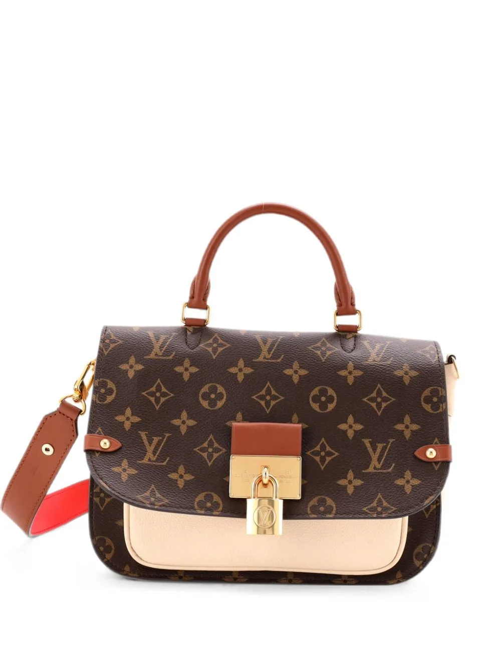 Vaugirard Handbag Monogram Canvas with Leather Satchel