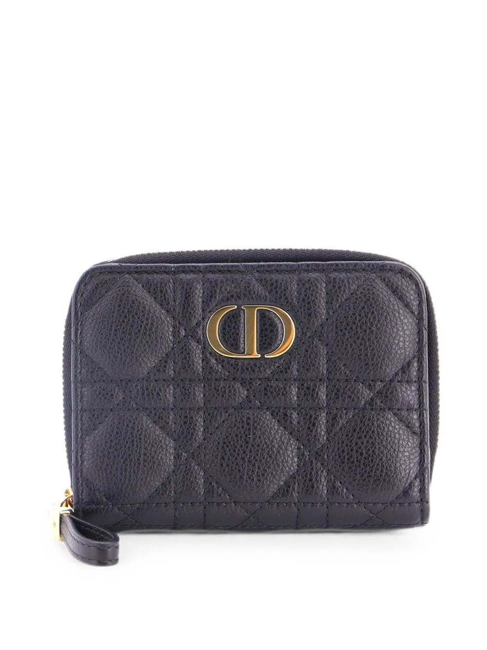 Caro Dahlia Wallet Cannage Calfskin Small Wallets