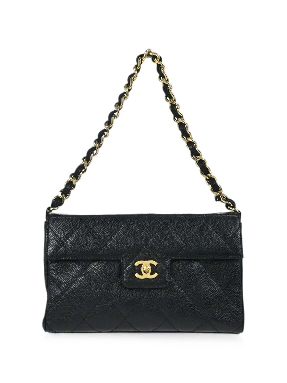 2000 Caviar-Leather Quilted Tote Bag