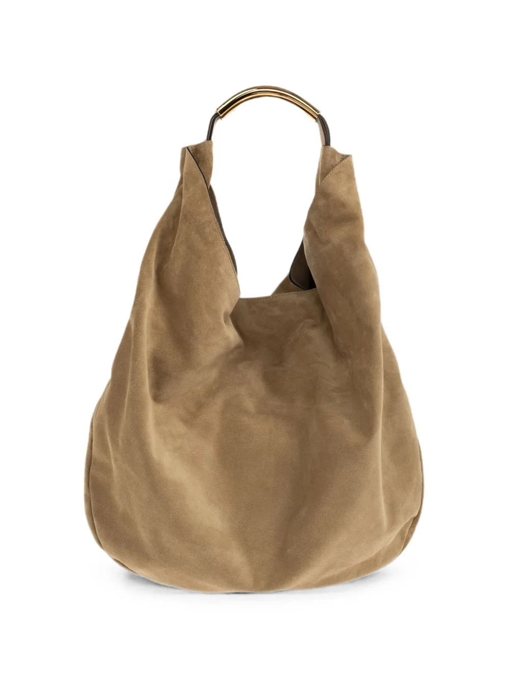 Handle Me Suede Shoulder Bag