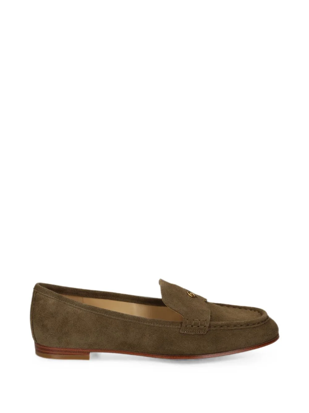 Jennings Logo-Plaque Suede Loafers