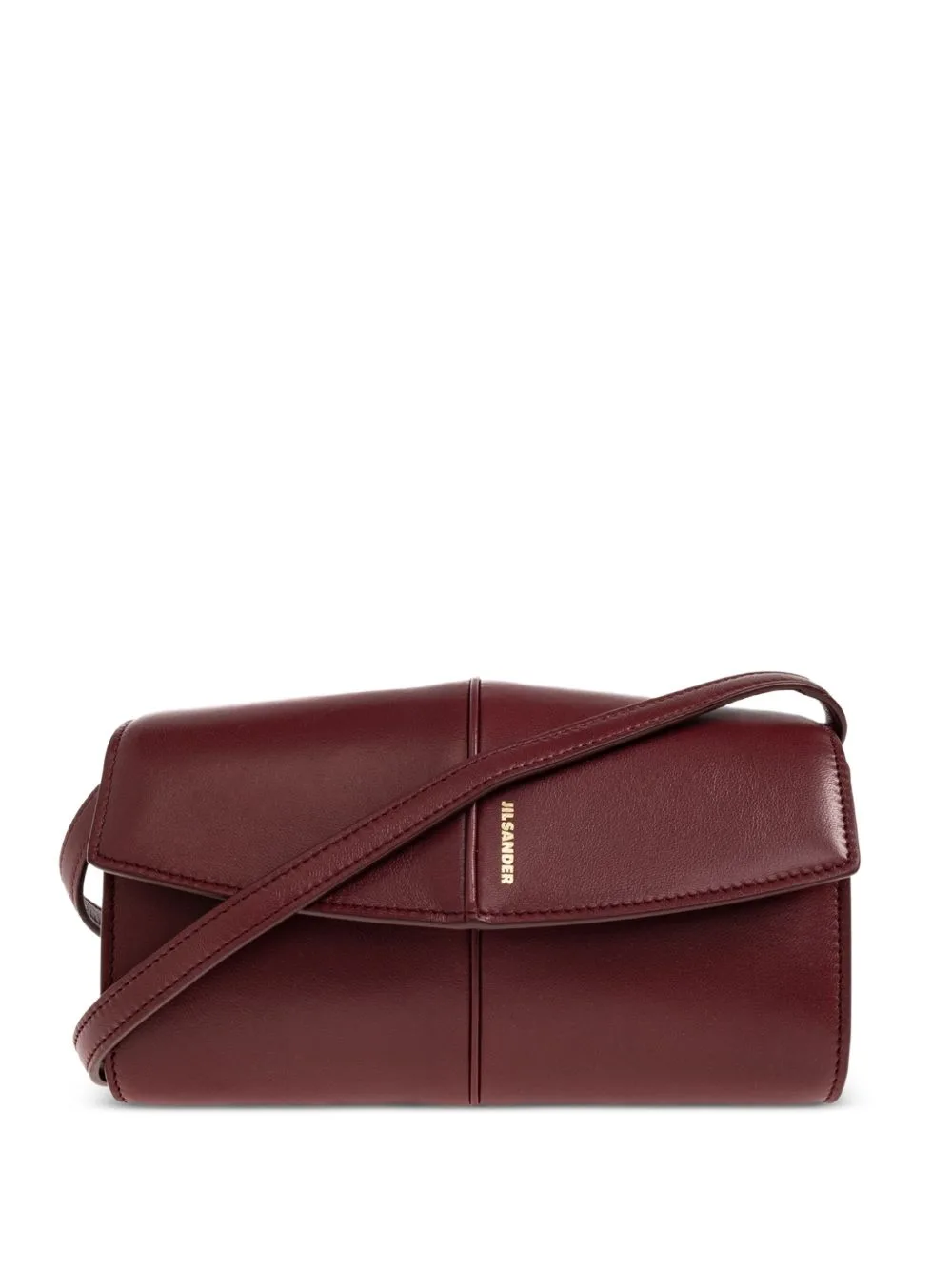 Logo-Print Leather Shoulder Bag