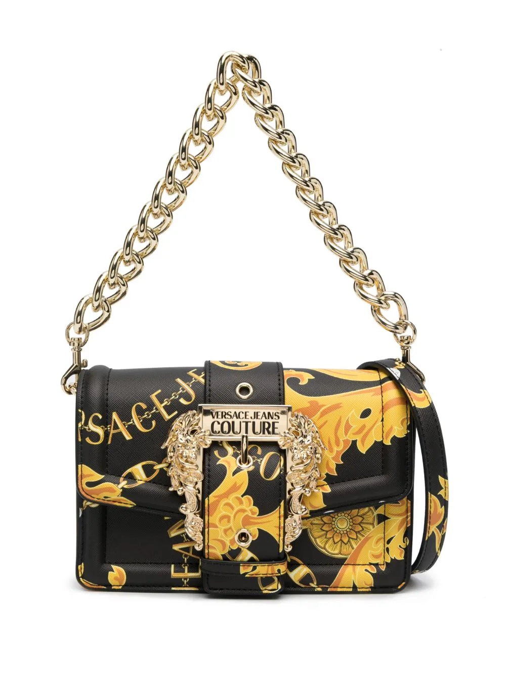Chain Couture Faux-Leather Crossbody Bag by Versace Jeans Couture