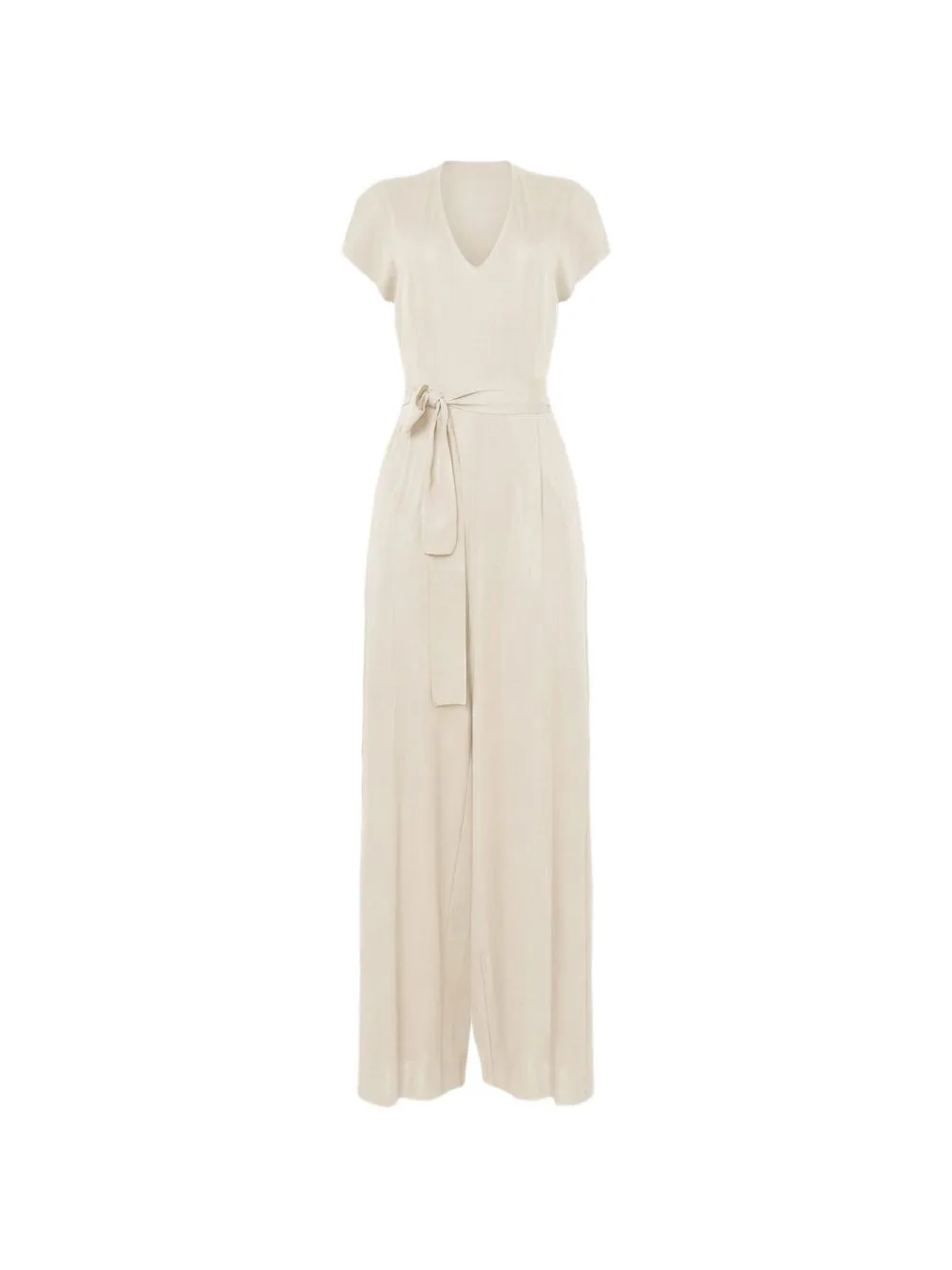Belted Wide-Leg Jumpsuit