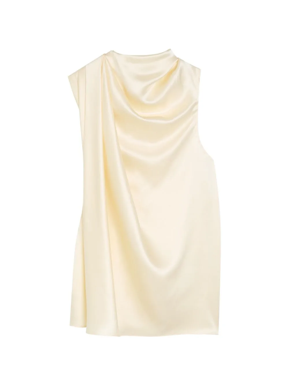 Kate Draped Satin Blouse