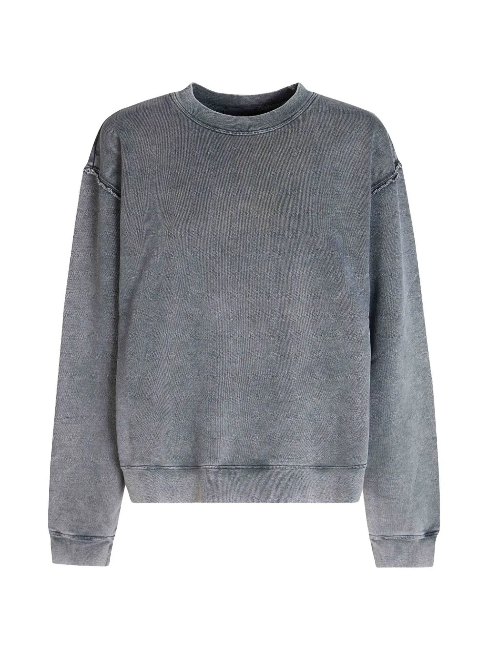 Faded Rear-Slit Sweatshirt