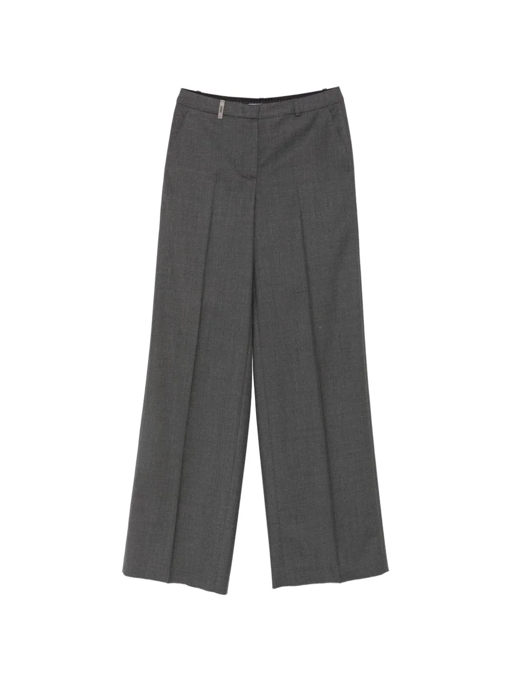 Pressed-Crease Wool Trousers