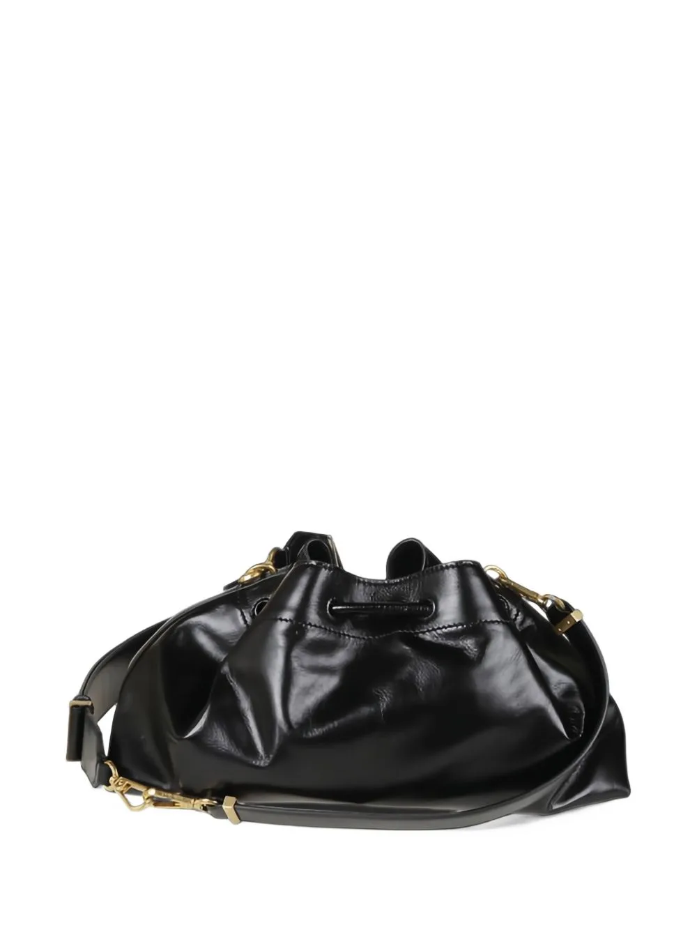 Medium Cinch Leather Shoulder Bag