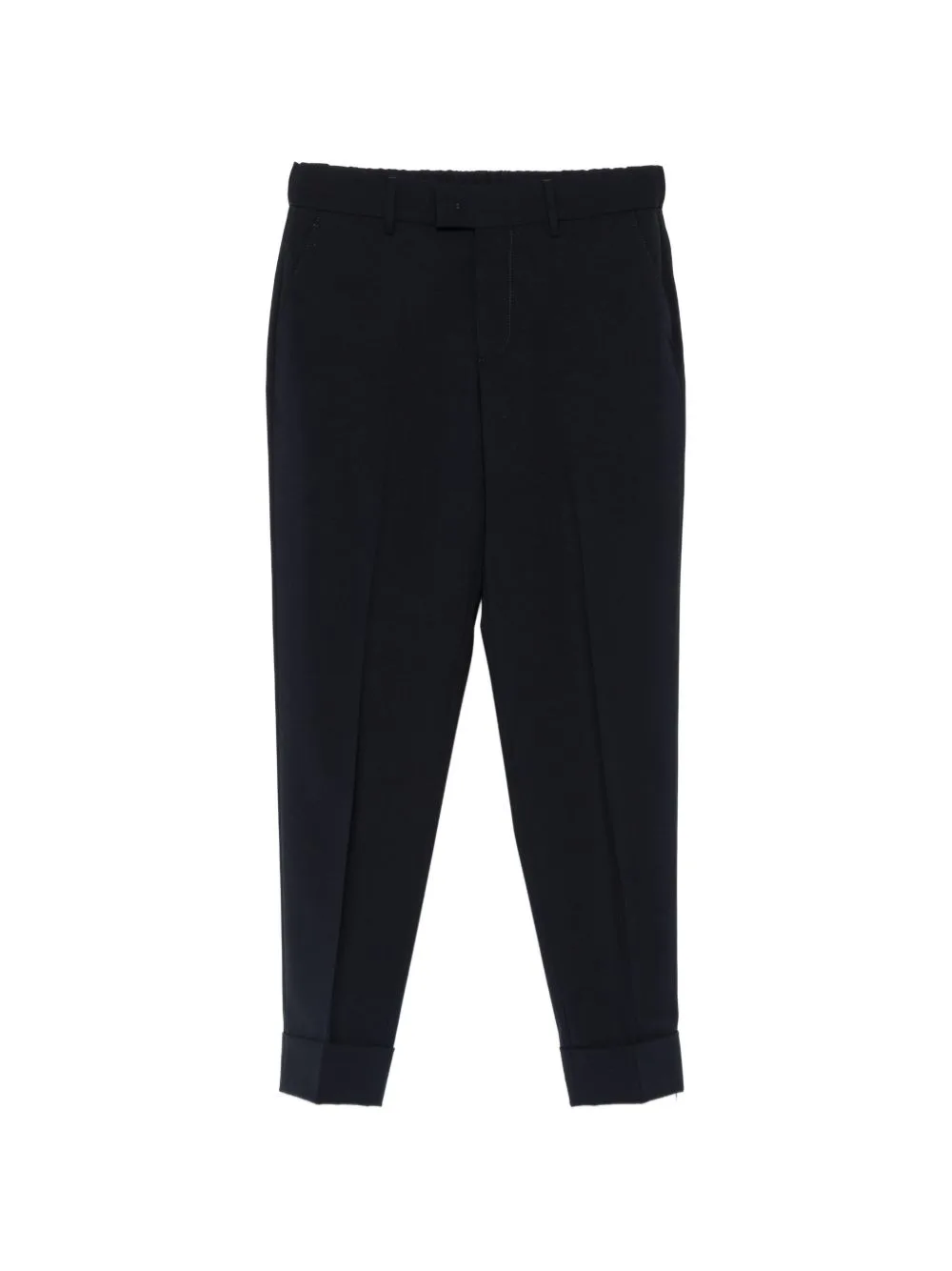 Cropped Turn-Up Trousers