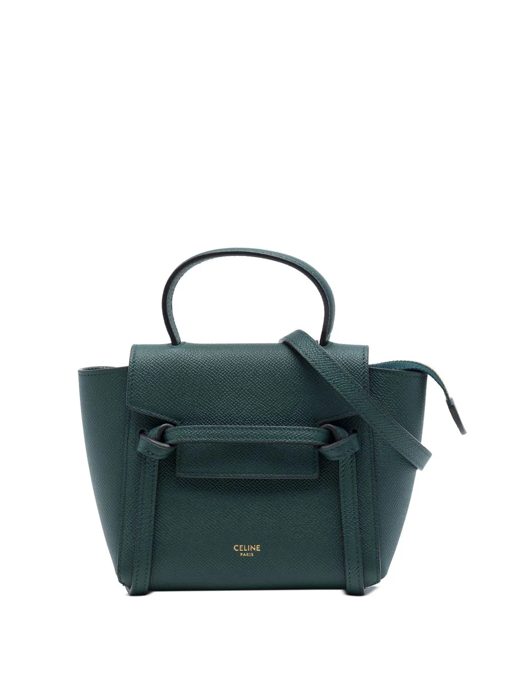 2020 Pico Grained Calfskin Belt Bag Satchel