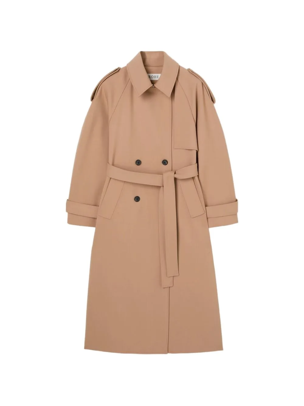 Double-Breasted Oversized Trench Coat