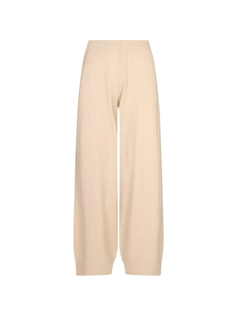 Bead-Embellished Wide-Leg Trousers
