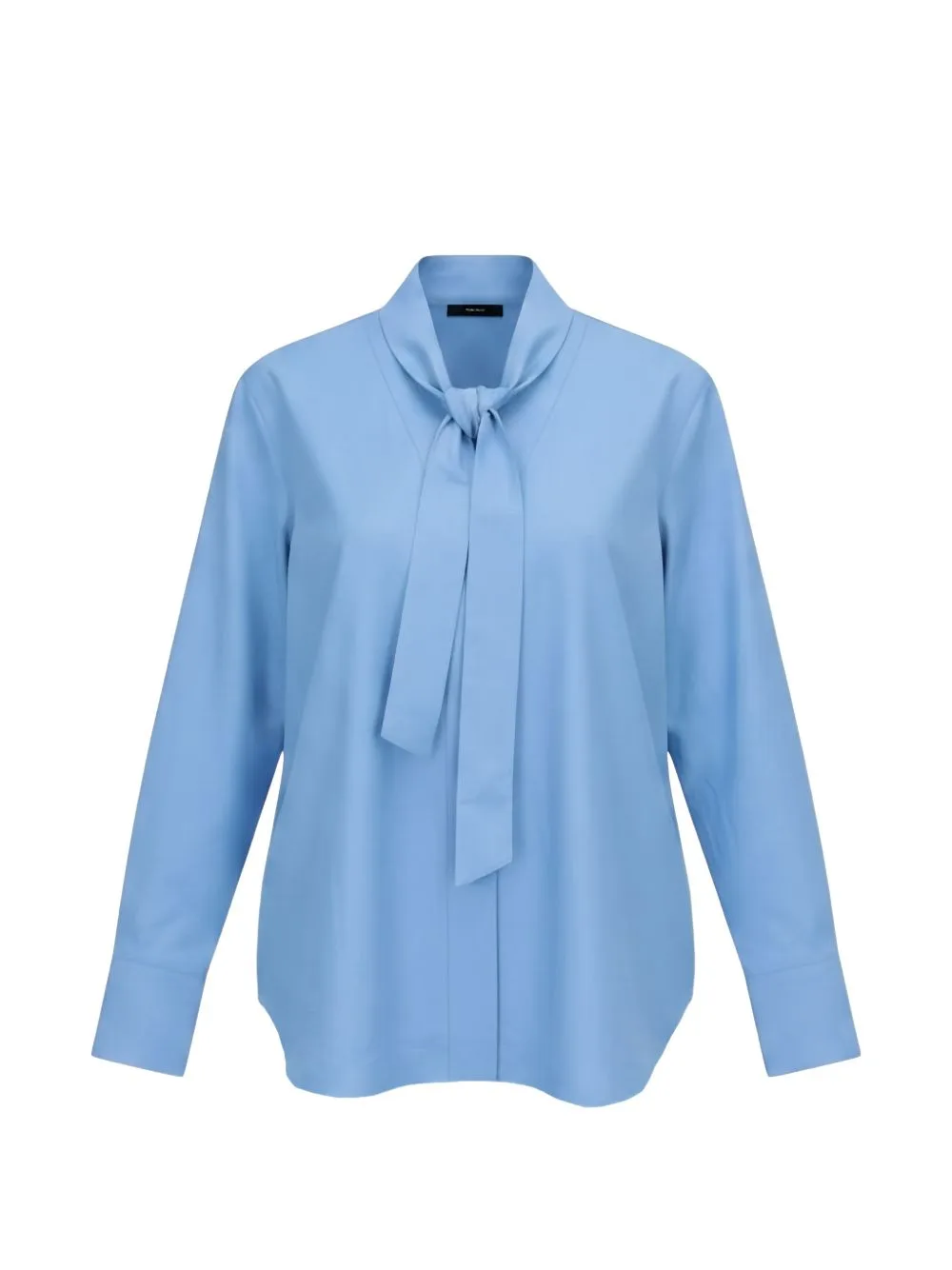 Pussy-Bow Long-Sleeve Shirt