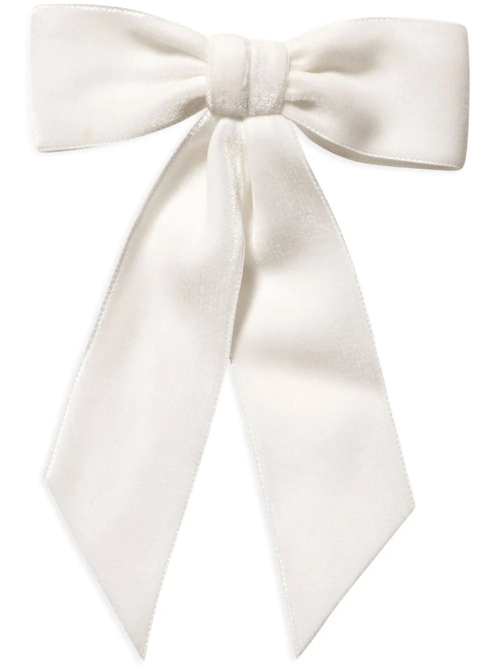 Large Velvet Bow Barrette
