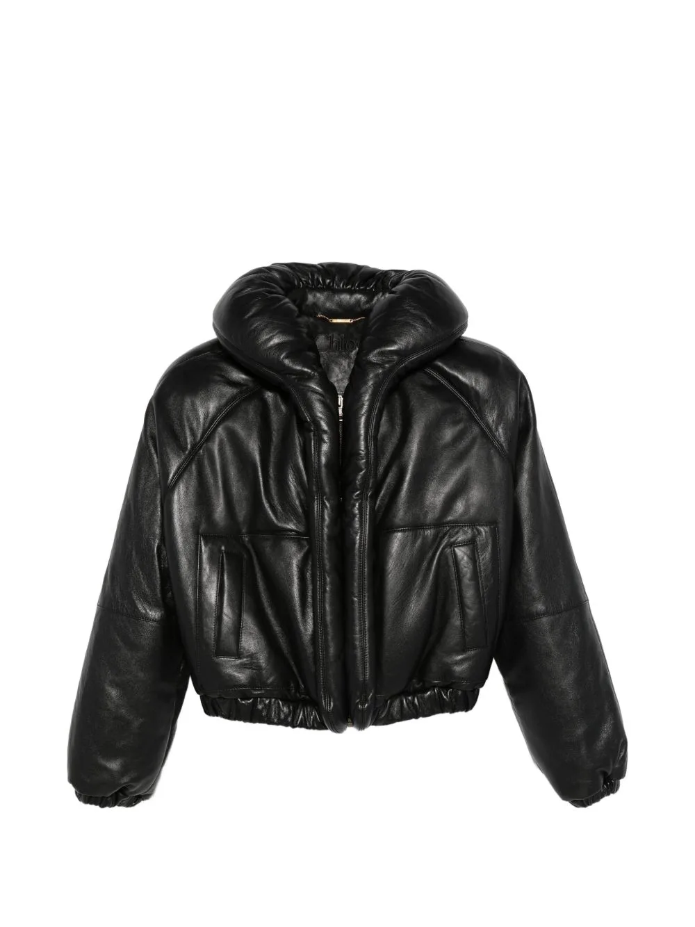 Padded Leather Jacket