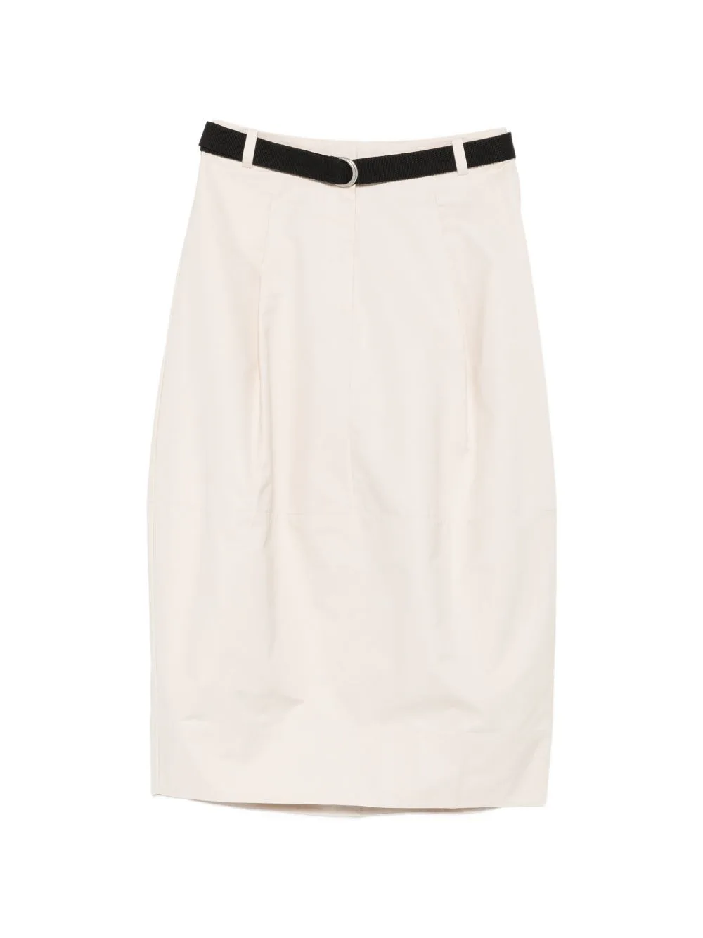 Pleated Cocoon Skirt
