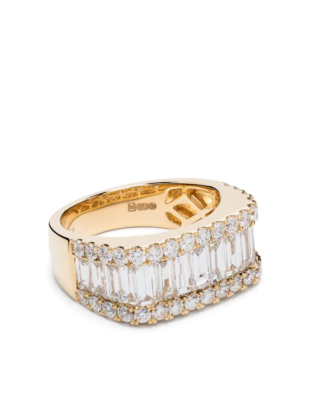 18k Yellow Gold James Diamond Ring