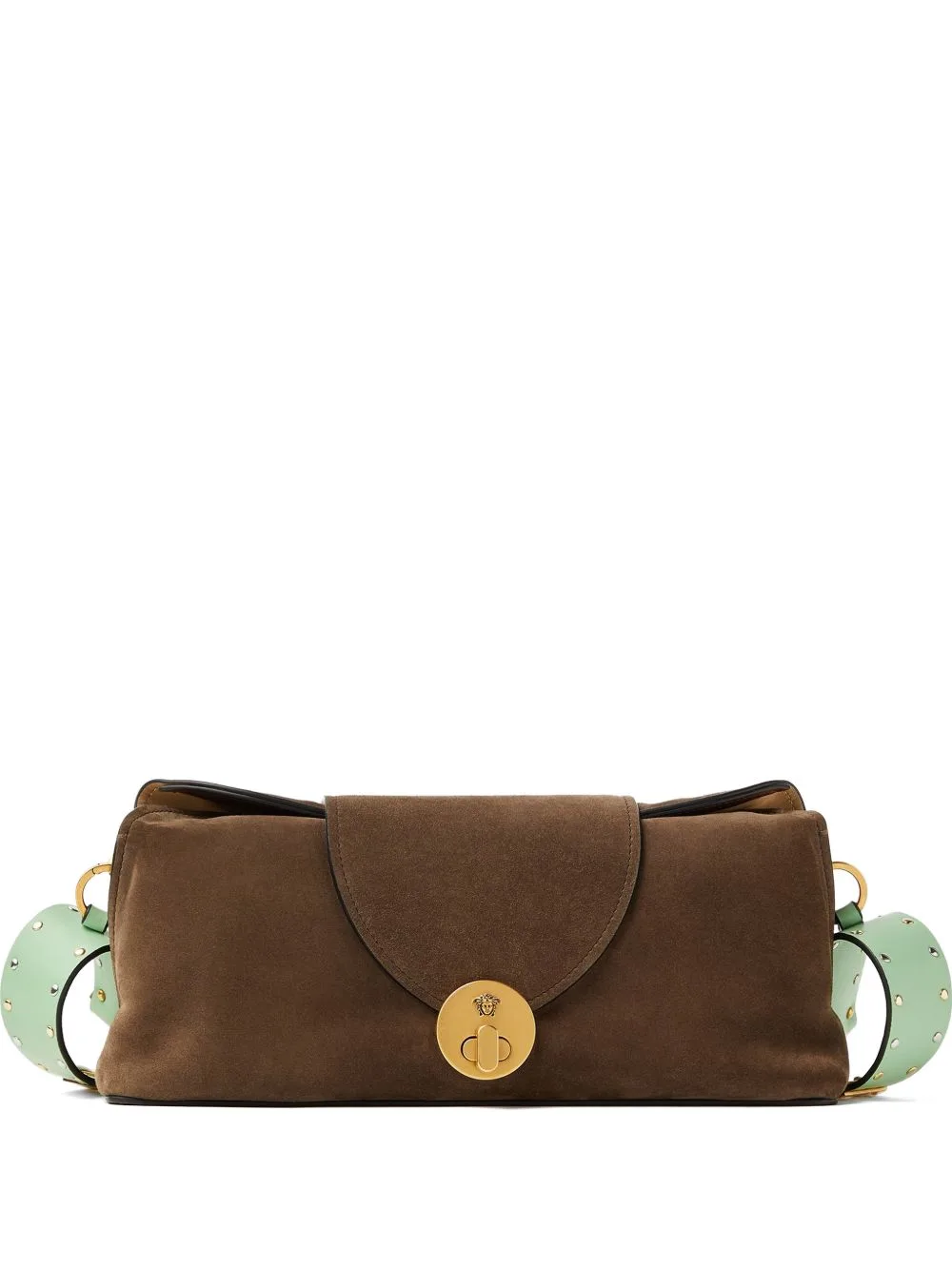 Vivian Embellished Crosta Suede Clutch