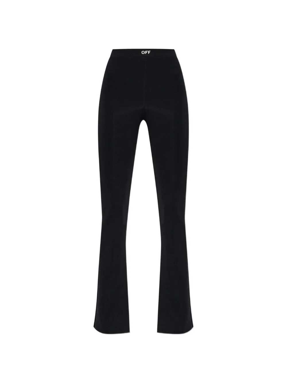 Split-Hem Flared Trousers