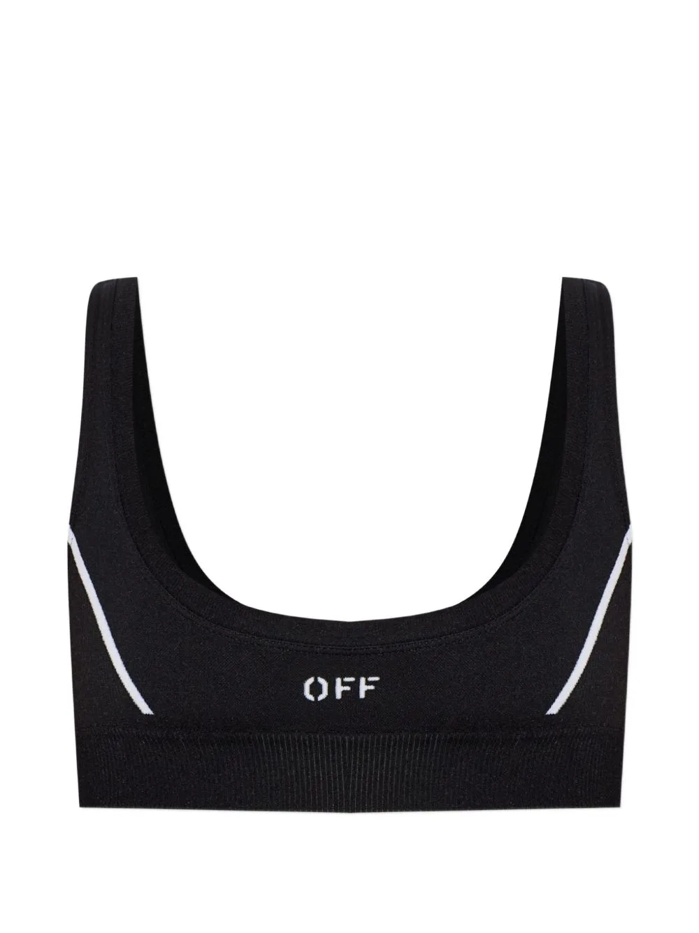 Logo-Embroidered Sports Bra
