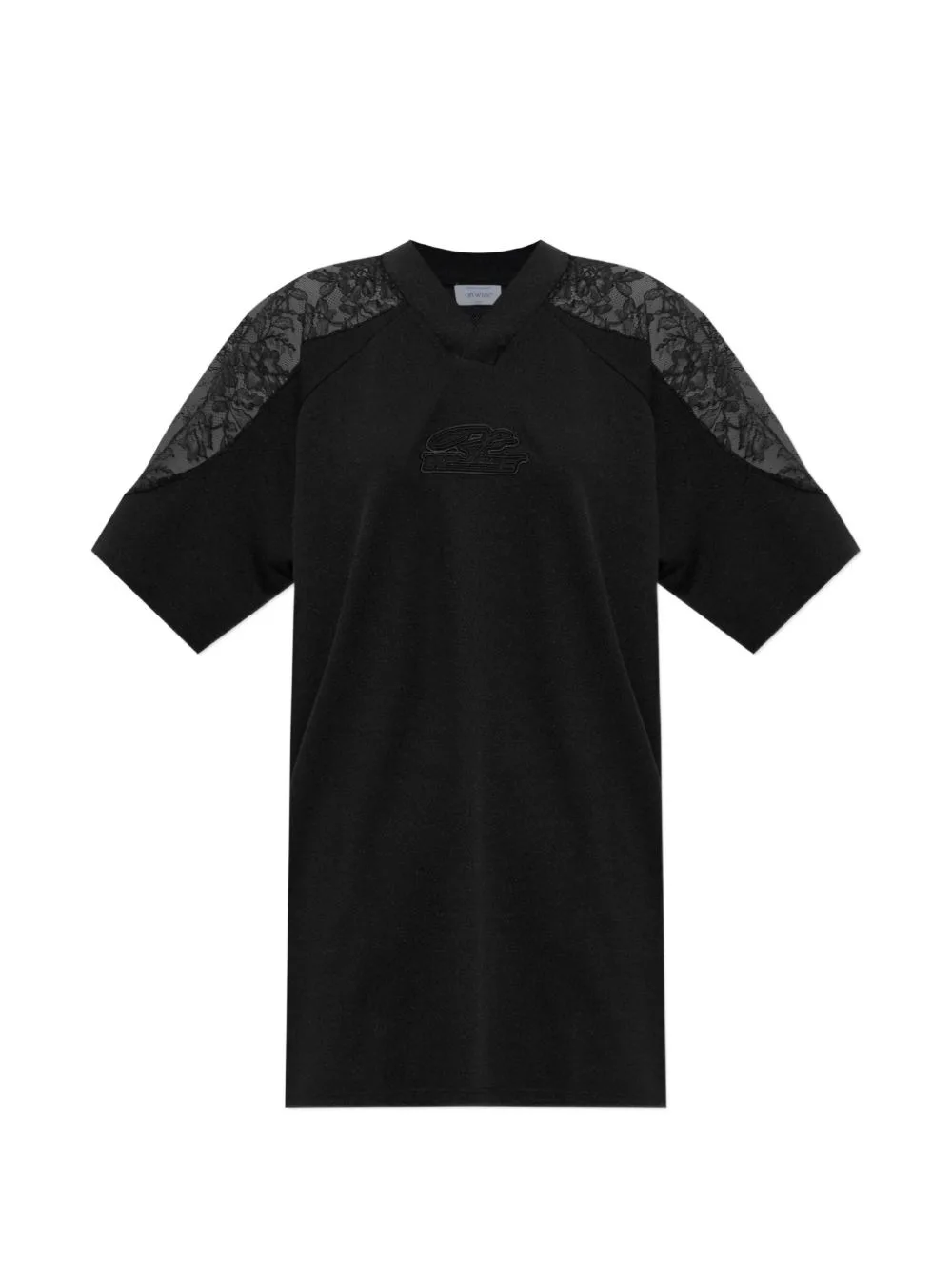 Lace-Panel T-Shirt