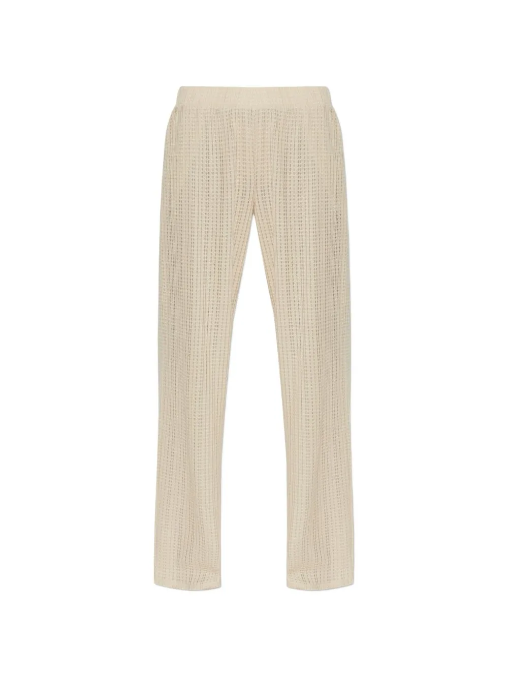 Waffle-Knit Trousers