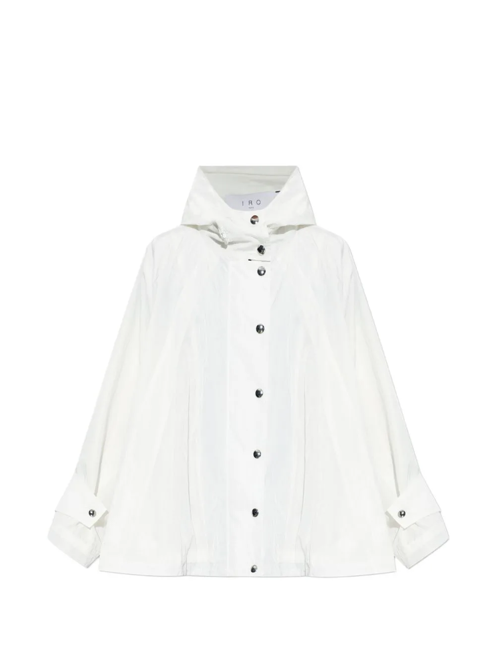 Hooded Snap-Button Jacket
