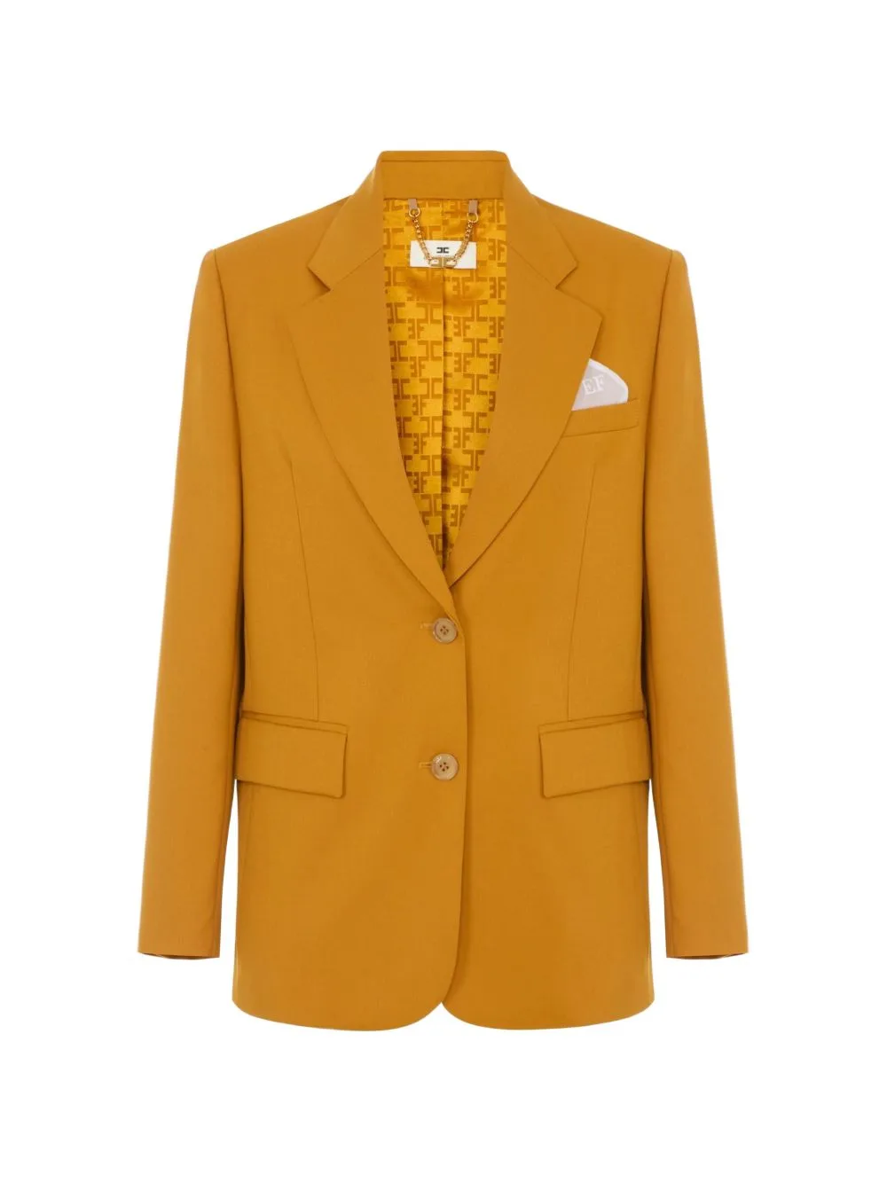 Jacket in Gabardine Fabric by Elisabetta Franchi