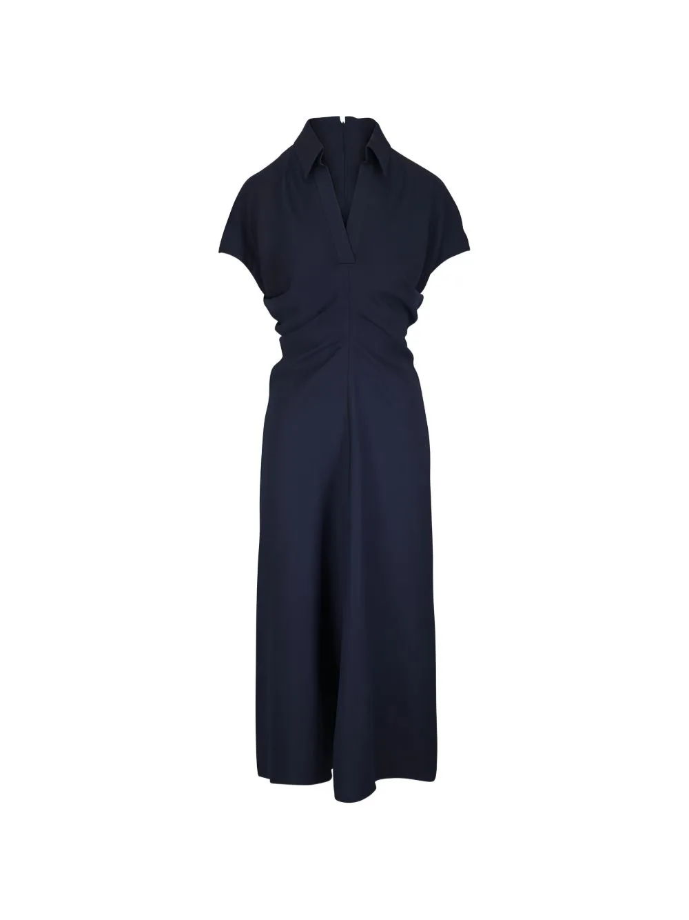 Collared Gathered Dress