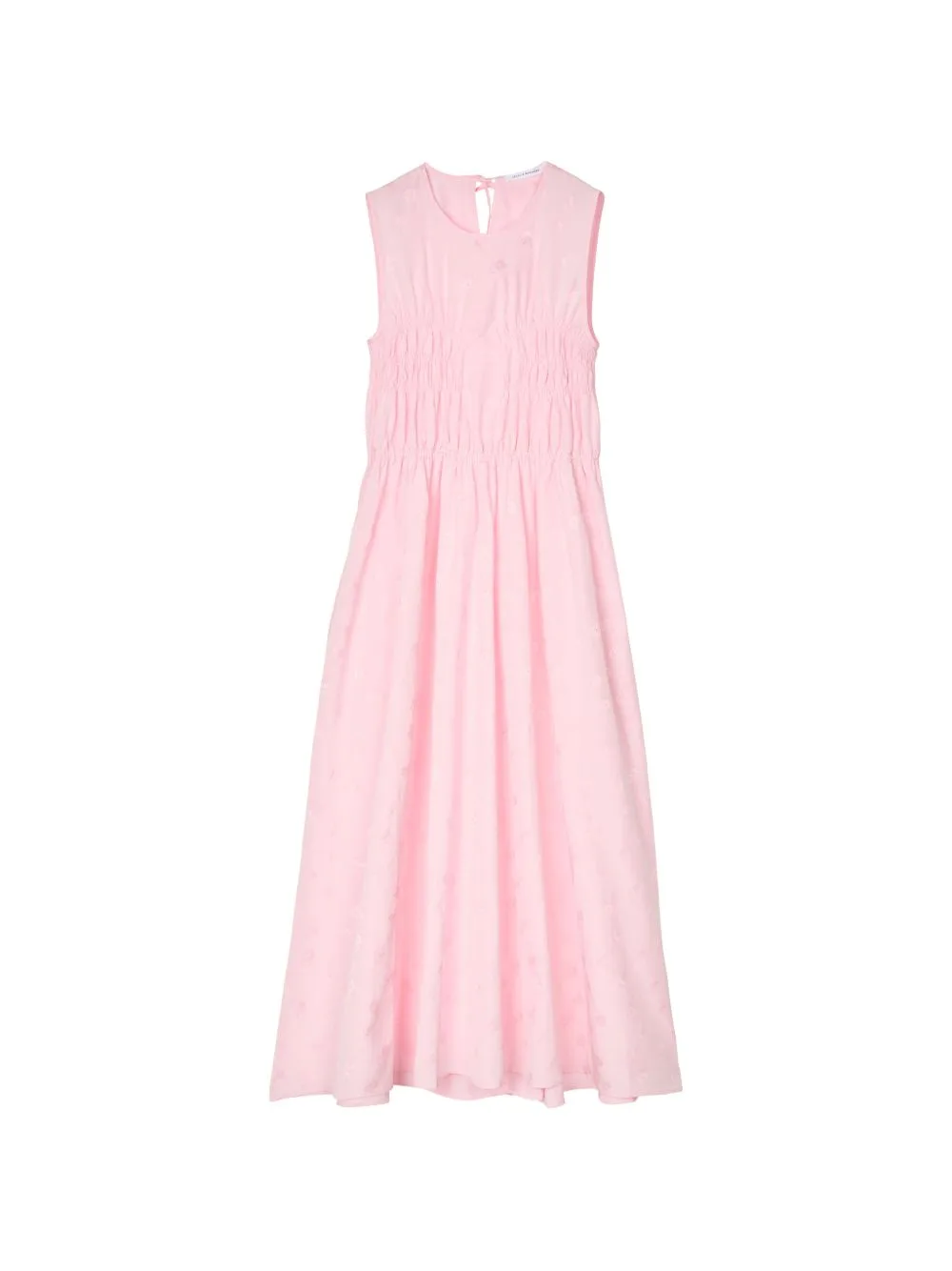 Christy Smocked-Waist Flared Maxi Dress