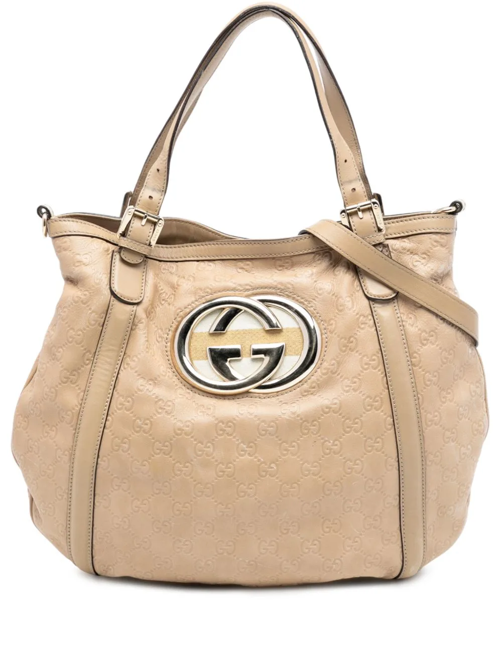2000-2015 Medium Guccissima Web Britt Satchel