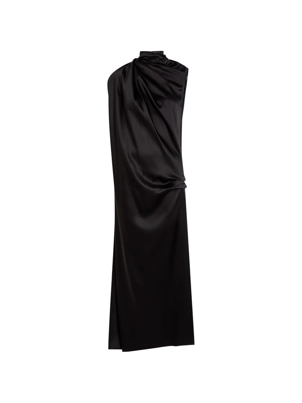 Kate Draped Asymmetric Midi Dress