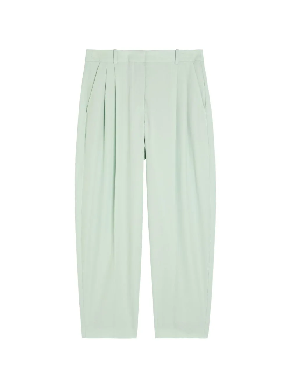 Pleated Tapered Trousers