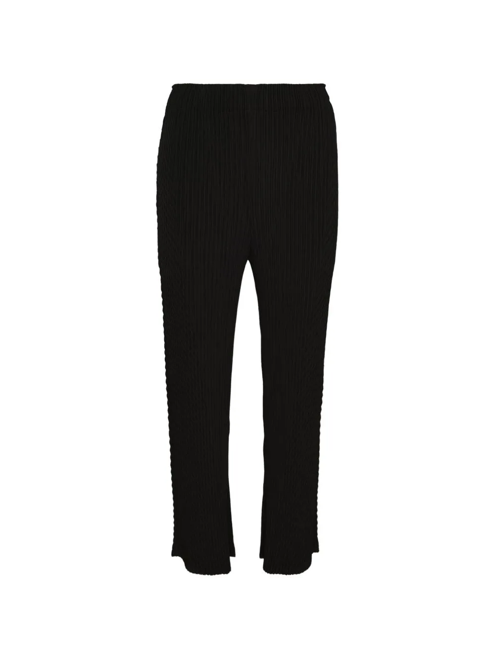 Plissé-Effect Trousers