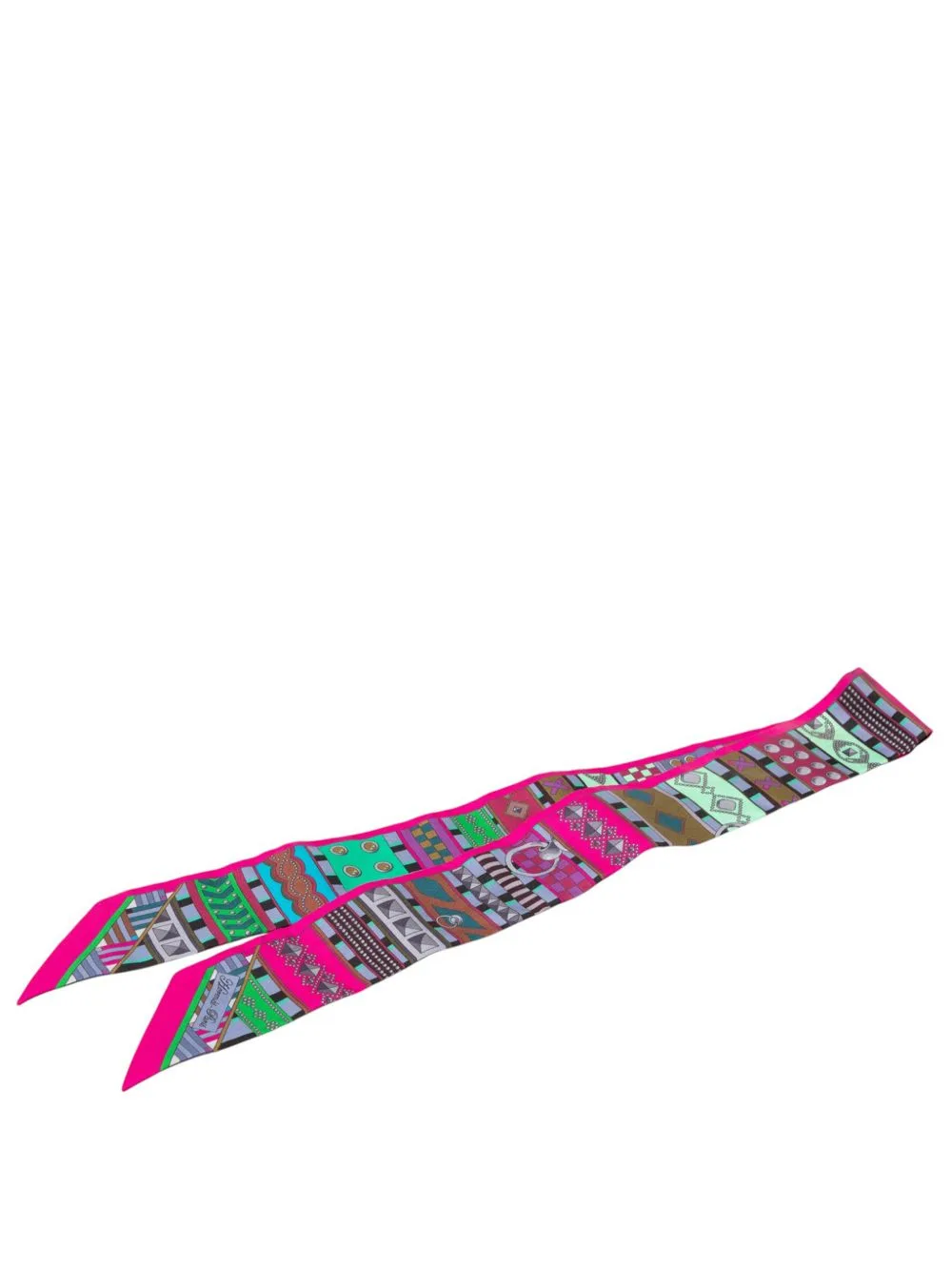 2000-2026 Colliers De Chiens Silk Twilly Scarf Scarves