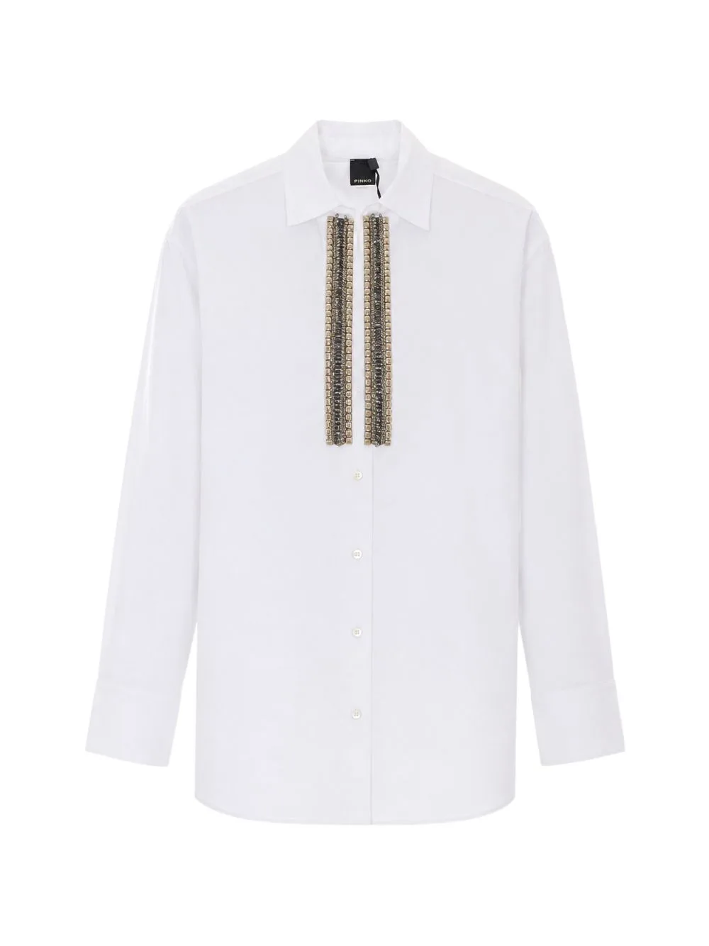 Embellished Long-Sleeve Shirt